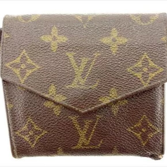 Louis Vuitton Wallet Purse Monogram Canvas Brown Woman Authentic Used T8329 - Picture 2 of 7